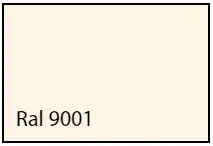 UniKern RAL9001 crème 1300x3050x6 mm.