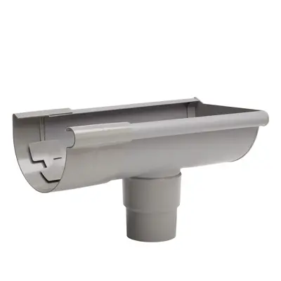 Einduitloop kraalgoot 150 mm. rechts