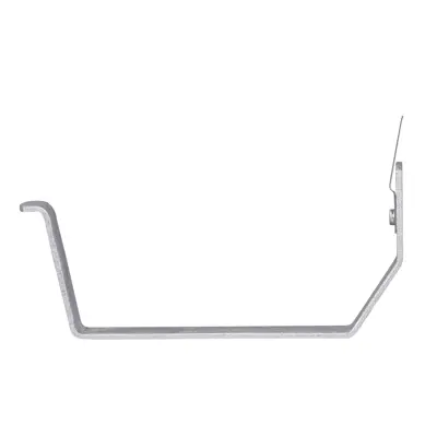 Bakgootbeugel nr. 2 125 mm. gegalv.