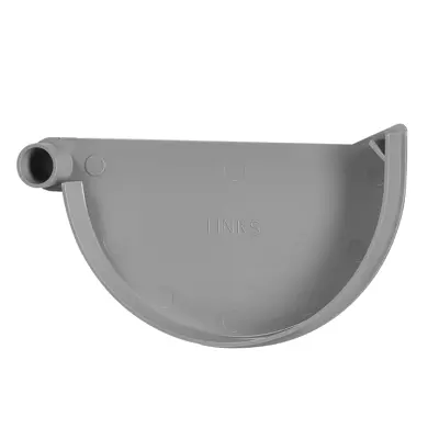 Eindstuk kraalgoot 150 mm. links