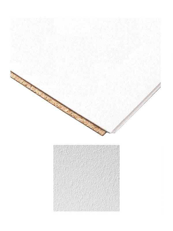 Agnes plafondplaat wit stuc 60x120 cm.