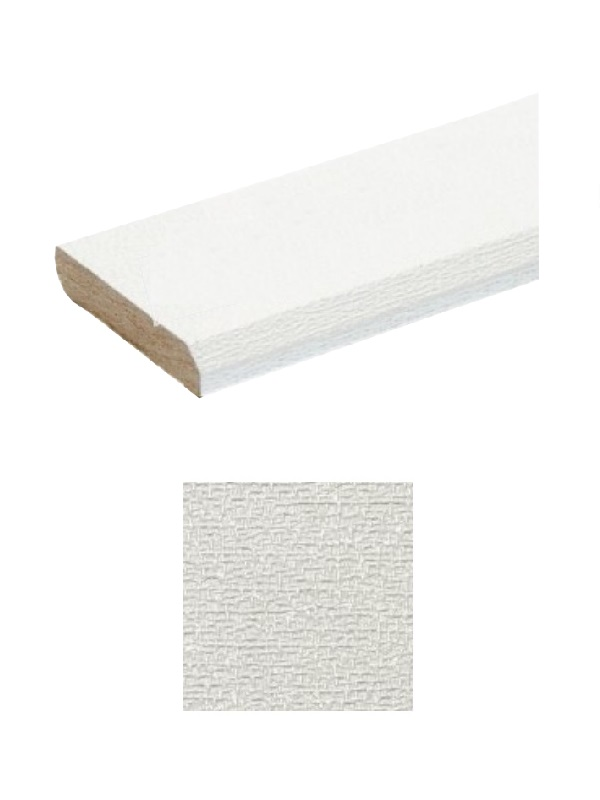 Agnes plafondplint wit linnen 8x44x2600 mm.