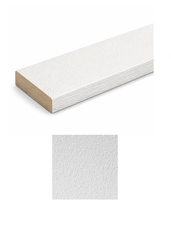 Novara koplat wit structuur 9x44x3050 mm.