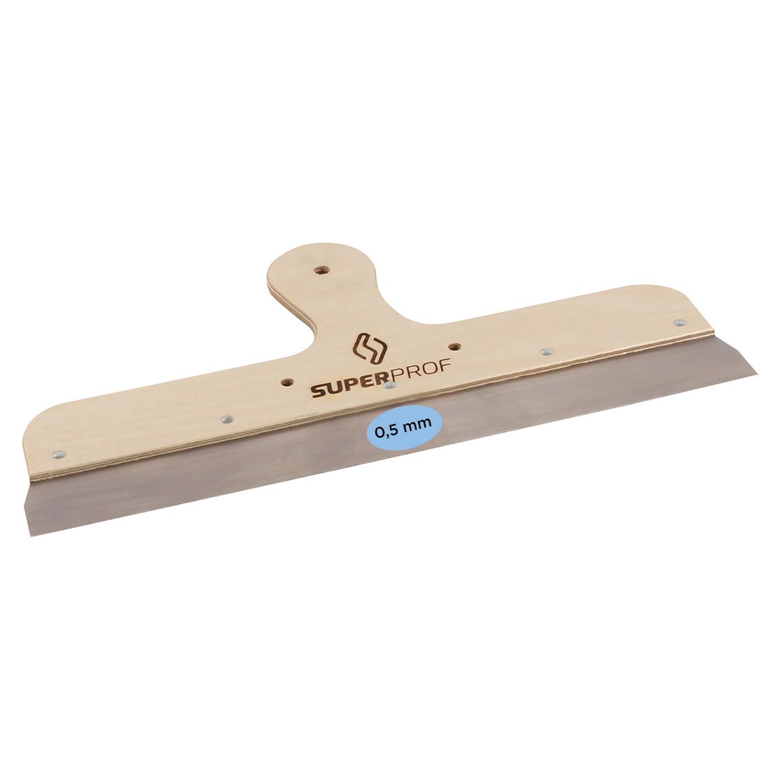 Spackmes 600 mm. RVS