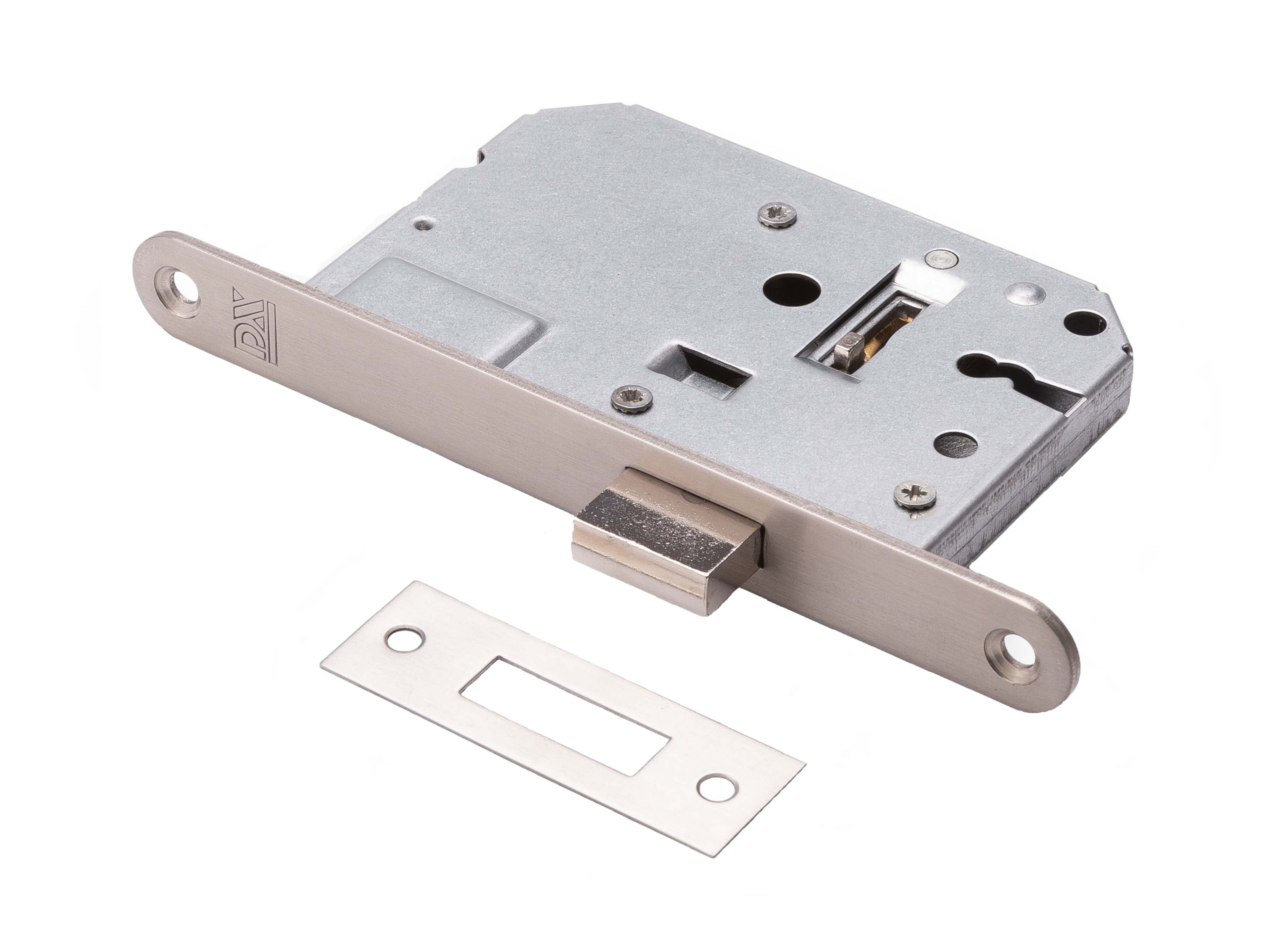 Kastslot sleutel ronde voorplaat RVS