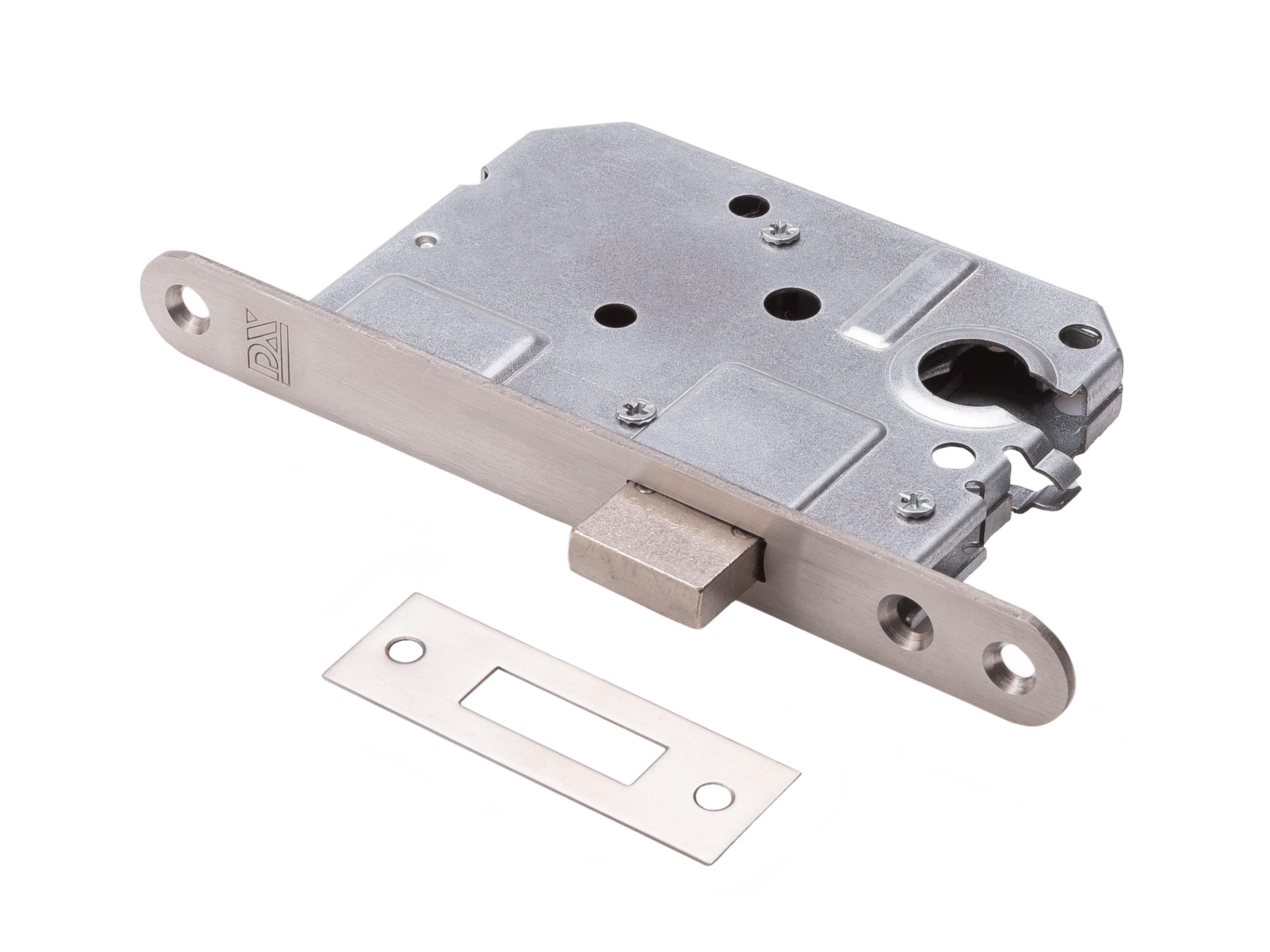 Kastslot cilinder ronde voorplaat RVS