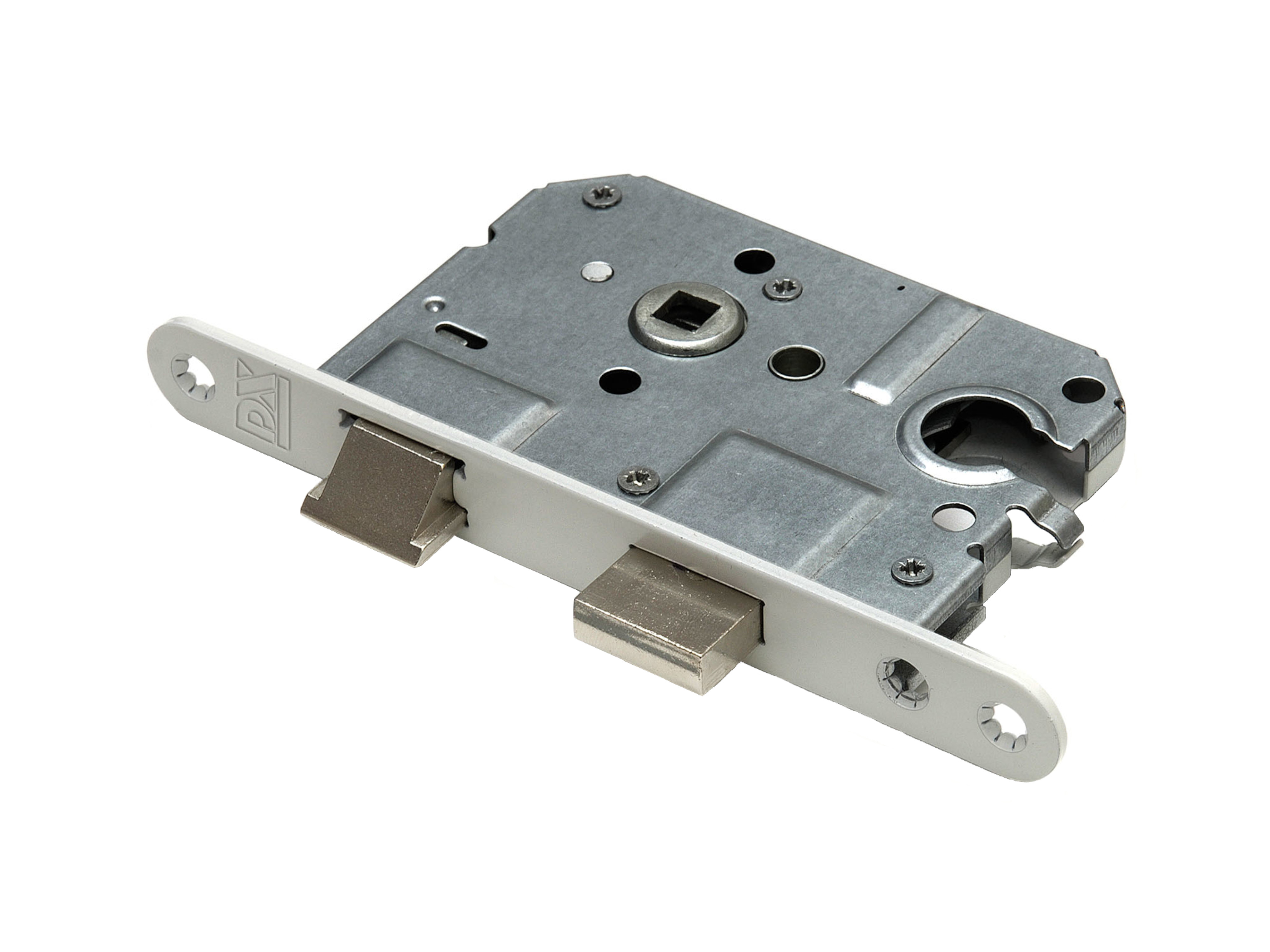 D&N cilinderslot ronde voorplaat wit