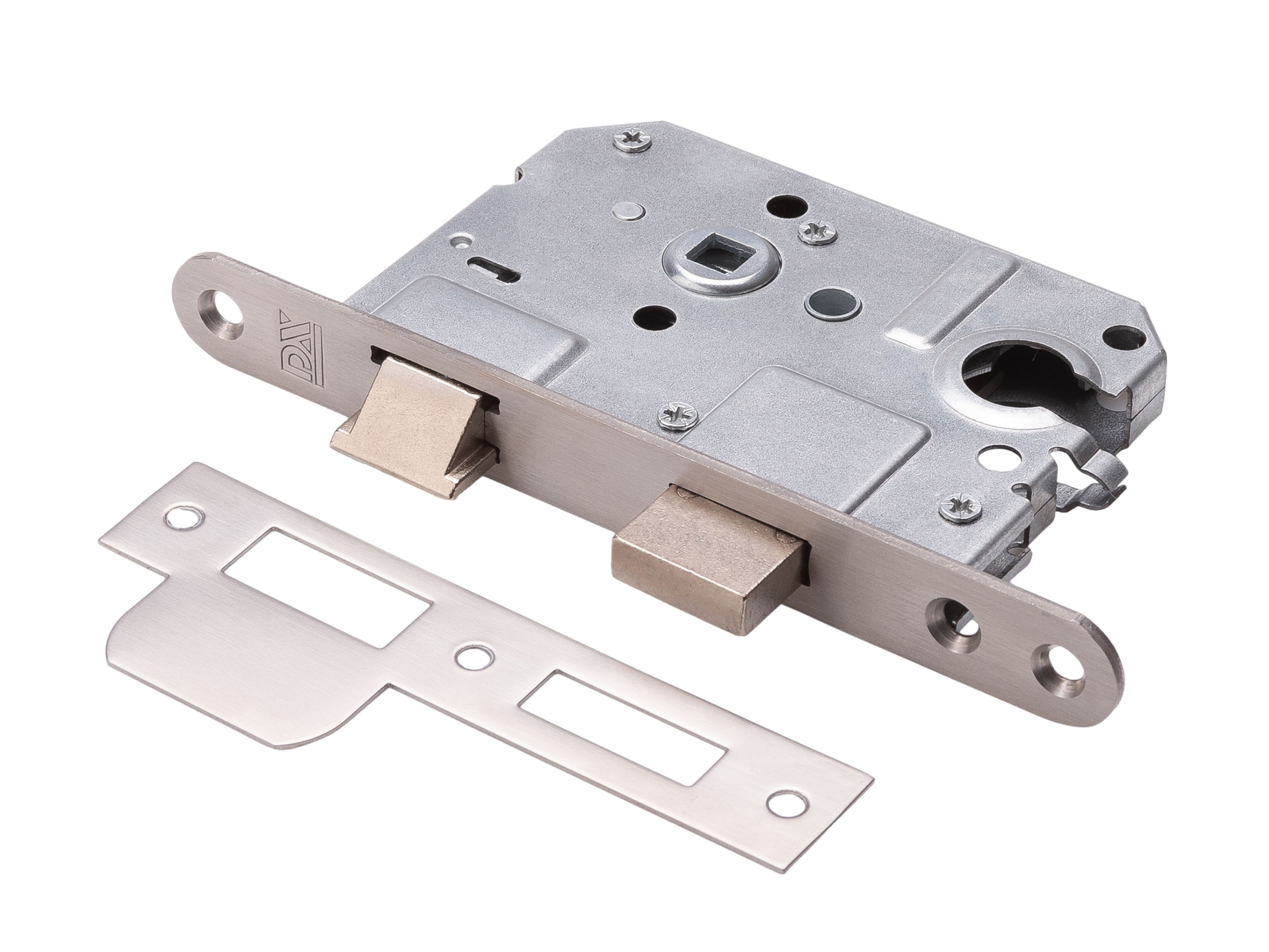 D&N cilinderslot ronde voorplaat RVS