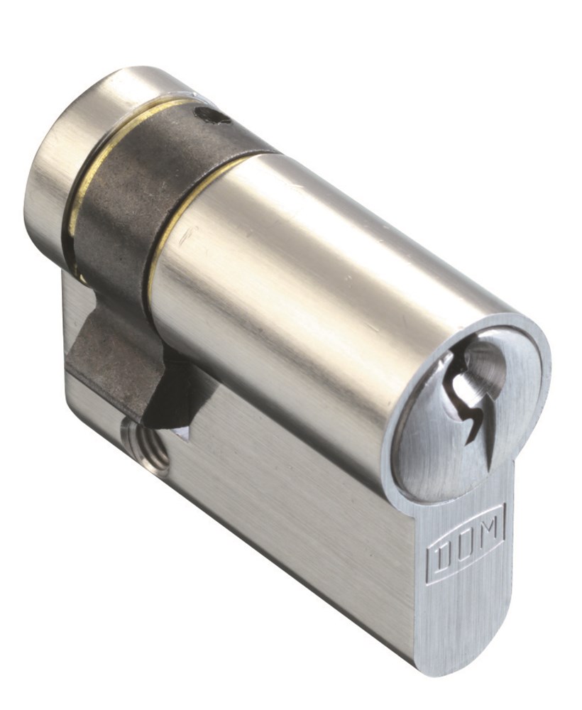 Profielcilinder enkel nikkel 10/30