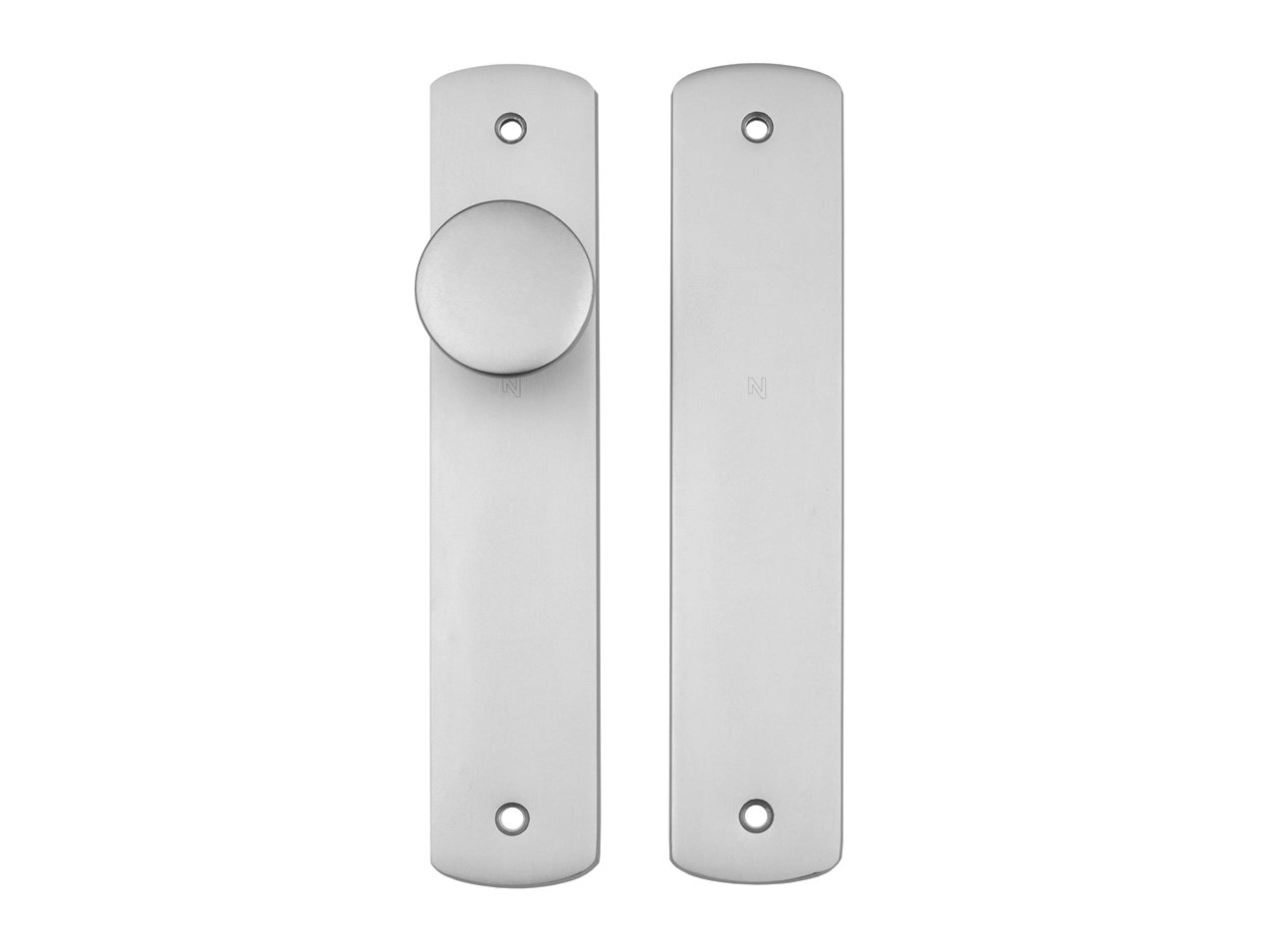 Knopschilden alu gegoten blind F1