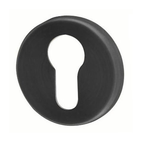 Cilinderrozetten RVS zwart