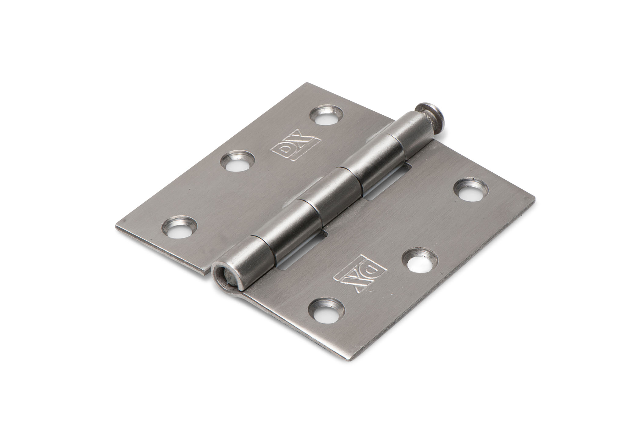 Scharnier 76x76 mm. RVS; recht