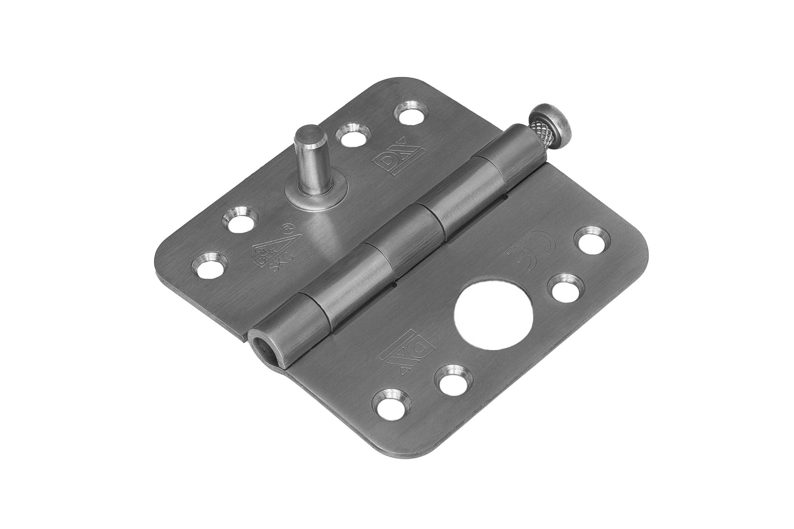 Scharnier SKG 89x89 mm. RVS; rond