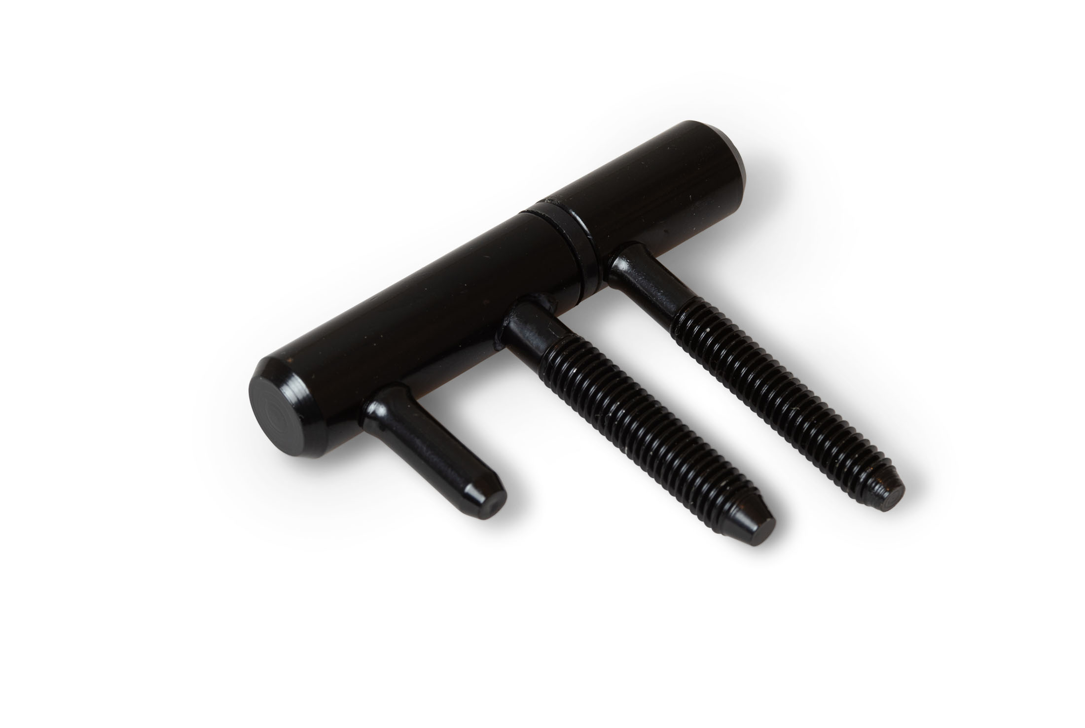 Inboorpaumelle 75x14 mm. zwart